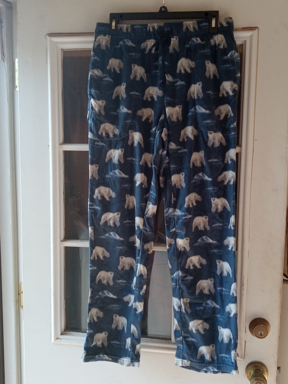 Cuddl Duds Navy Blue Polar Bear Print Lounge Pants